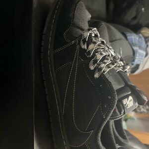 Cactus Jack by Travis Scott Black and White Sneakers